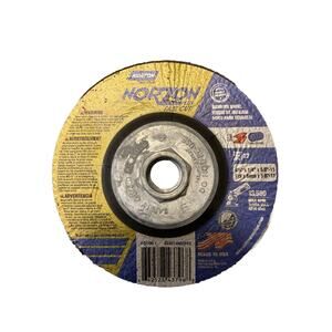 Norton BlueFire Plus Fast Cut Grinding Wheel 4-1/2”‎ x 1/4” x 5/8” -11 27 A24R